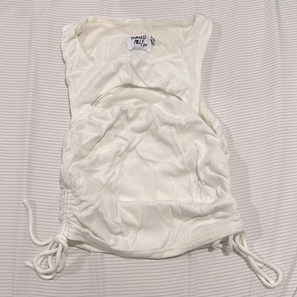 White Princess Polly Tank